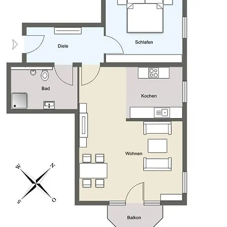 Medici 2 Zi Ruhig Sonnig Strandnah * Heringsdorf (Usedom)